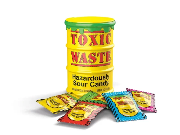 Toxic Waste Hazardously Sour Candy in Original Yellow Drum 1 7 oz efbb7040 6f77 4410 9439 4b9572517b4b.21d2b977820239bdb405d6decc61f00d